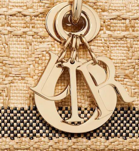 2023Cruise★カナージュ ラフィア LADY D-LITE ミディアムバッグ